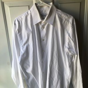 Calvin Klein Tall Long Sleeve Slim Fit Dress Shirt